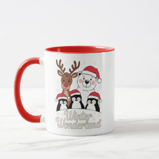 Winter Wonderland – Cute Holiday Animals Mugg