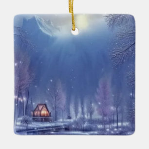 Winter Wonderland Design Julgransprydnad Keramik