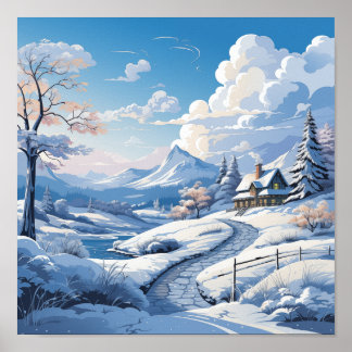 Winter Wonderland Exdoor Scenia Poster