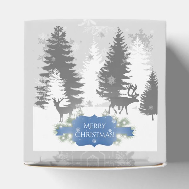 Winter Wonderland Favor Box - Blue Presentaskar (Överdel)