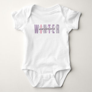 Winter Wonderland - Festive Typography Art T Shirt