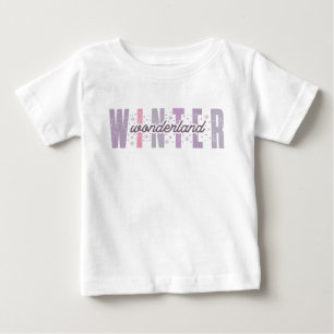 Winter Wonderland - Festive Typography Art T Shirt