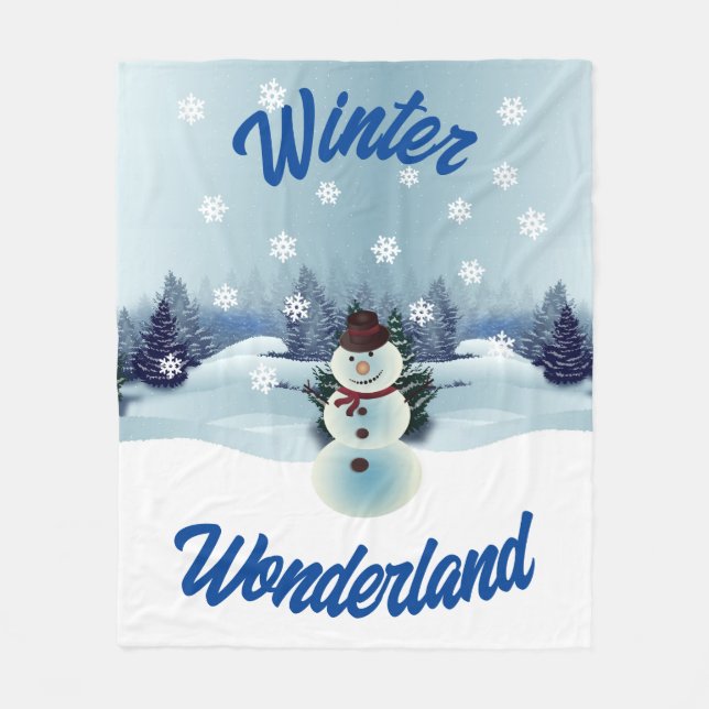 Winter Wonderland Fleece Blanket (Framsidan)