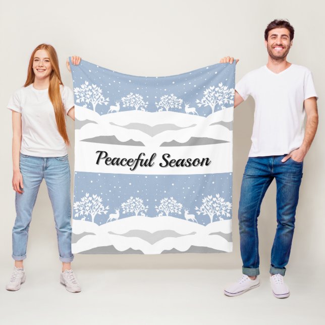 Winter Wonderland Fleece Blanket (På plats)