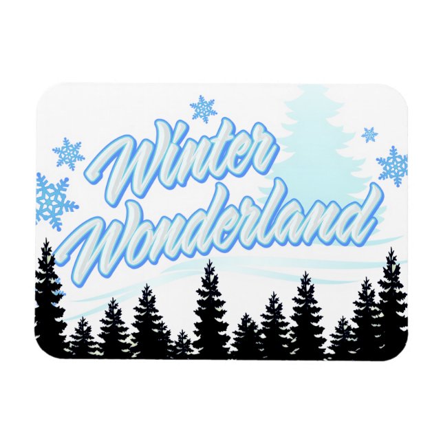 *Winter Wonderland* Flexible Magnet (Horisontell)