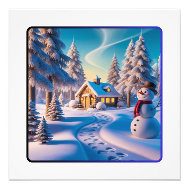 Winter Wonderland Fototryck (Framsidan)