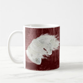 Winter Wonderland Friesian Horse 2-Sided Mug Kaffemugg