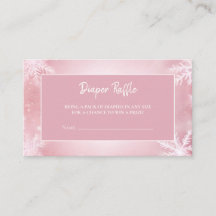 Winter Wonderland Girl Diaper Raffle