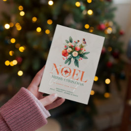 Winter Wonderland Glatt Noel Helgdag Card Inbjudningar