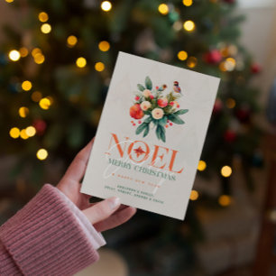 Winter Wonderland Glatt Noel Helgdag Card Inbjudningar