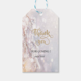 Winter Wonderland Grenar Tack Presentetikett