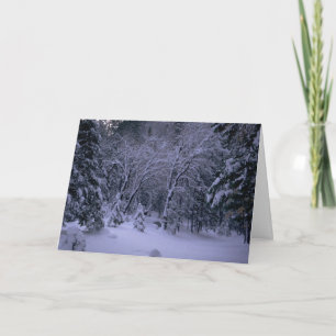 Winter Wonderland Hälsning Card Helgkort