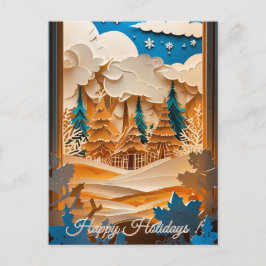 Winter Wonderland Hälsning Vykort