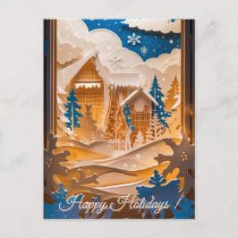 Winter Wonderland Hälsning Vykort