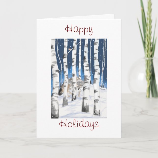 Winter Wonderland Helgkort (Framsida)