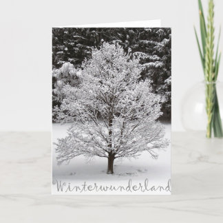 Winter wonderland helgkort
