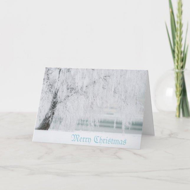 Winter wonderland helgkort (Framsida)