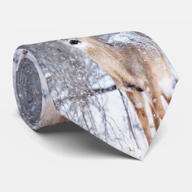 Winter Wonderland Hjort jul Helgdag Manar Slips (Rullad)