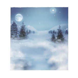 Winter Wonderland i natt Anteckningsblock