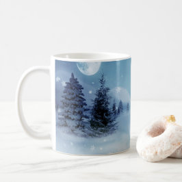 Winter Wonderland i natt Kaffemugg