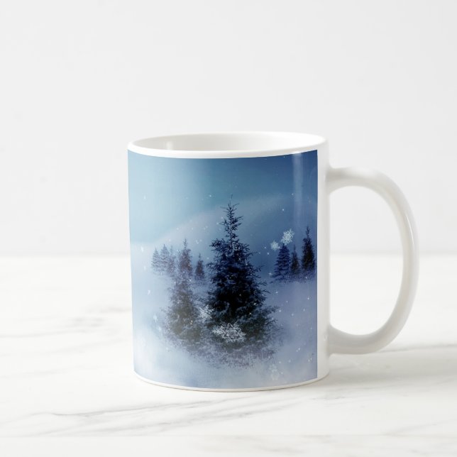 Winter Wonderland i natt Kaffemugg (Höger)