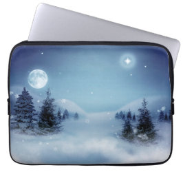 Winter Wonderland i natt Laptop Fodral