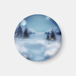 Winter Wonderland i natt Magnet