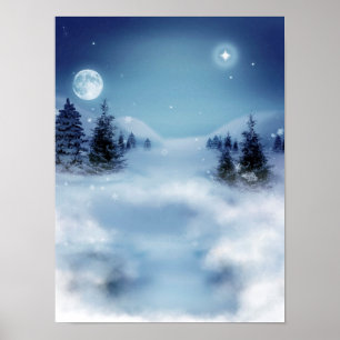 Winter Wonderland i natt Poster