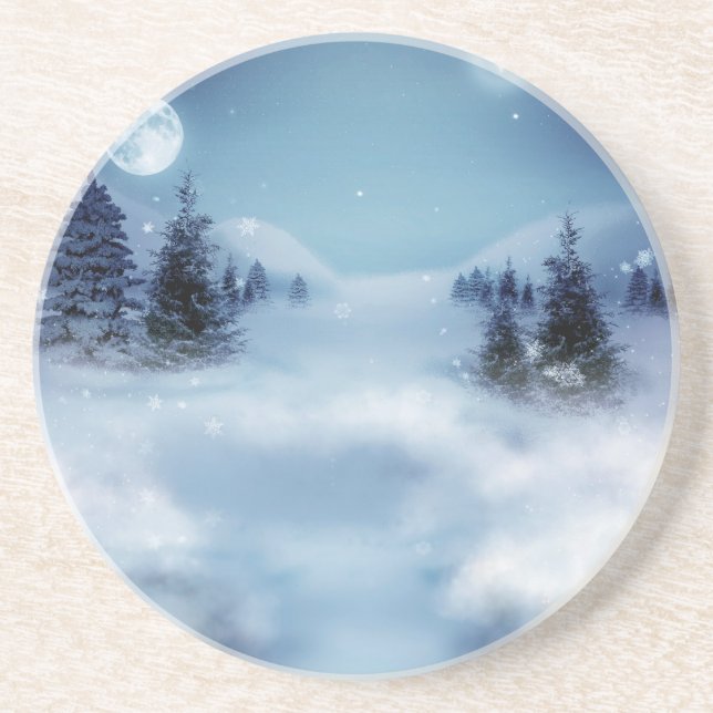 Winter Wonderland i natt Underlägg (Framsidan)