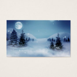 Winter Wonderland i natt Visitkort