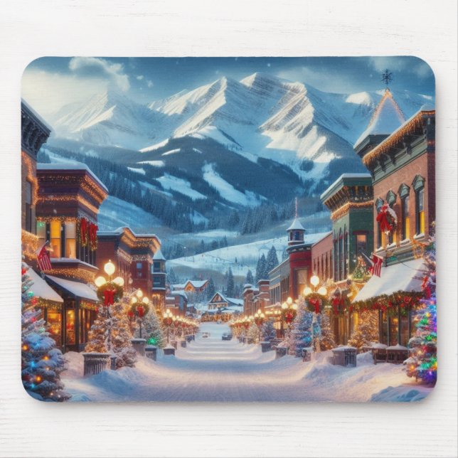 Winter Wonderland in Crested Butte, Colorado Musmatta (Framsidan)