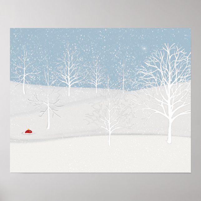 Winter Wonderland in White Poster (Framsidan)