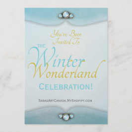 Winter Wonderland Invitation Inbjudningar