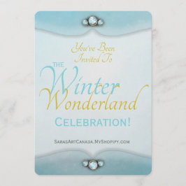 Winter Wonderland Invitation Inbjudningar