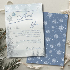 Winter Wonderland Its Cold Outside Baby Shower Tack Kort