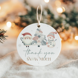 Winter Wonderland jul Birthday Gift Märkre Gåvor Etiketter
