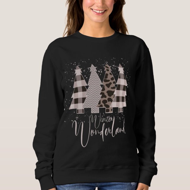 Winter Wonderland Julgran Buffalo Play Leo T Shirt (Framsida)