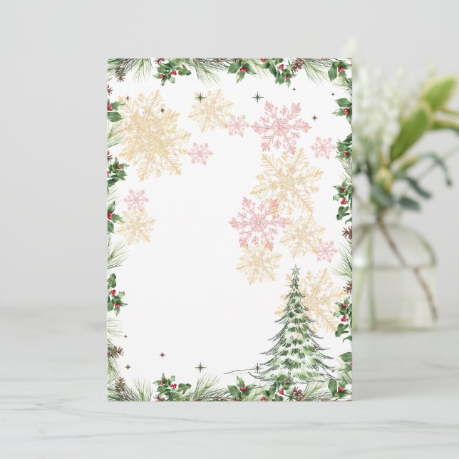 Winter Wonderland Julkort (Stående Fram)