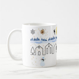 Winter wonderland kaffe mugg