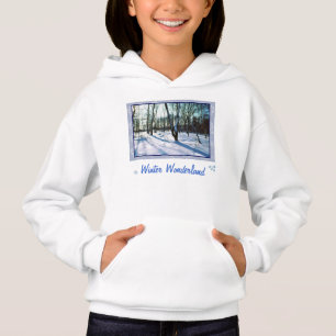 "Winter Wonderland" Kids" Hoodie Sweatshirt Tröja