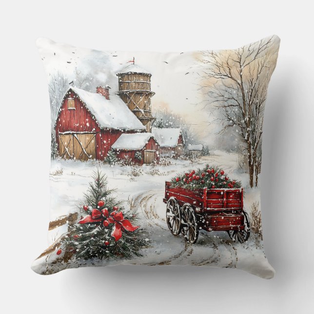 Winter Wonderland Kudde (Framsida)