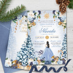 Winter Wonderland Light Blue Blommigt Quinceanera Inbjudningar<br><div class="desc">Den här designen gör att du hamnar i en fantastisk kom som drömmer om underland. Er speciella dag förtjänar en mycket speciell inbjudan. Jag har ägnat så mycket tid och omsorg åt att utforma denna inbjudan och jag är i KÄRLEK med den. Jag hoppas att ni också gör det! Den...</div>