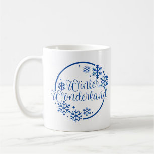 Winter Wonderland med Snöflingor Kaffemugg