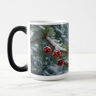Winter Wonderland Mugg Evergreen Gräs & Red Berrie