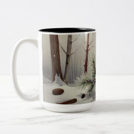 Winter Wonderland Mugg | Evergreen Gräs Red Berrie