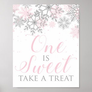 Winter Wonderland One är Sweet Sign Poster