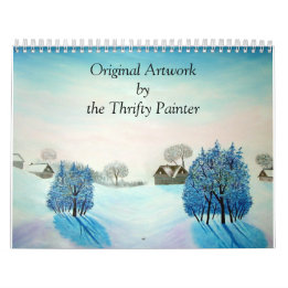 Winter Wonderland Paintings Original Landscapes Kalender