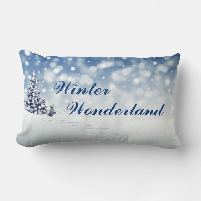 Winter Wonderland Pillow Lumbarkudde (Framsida)