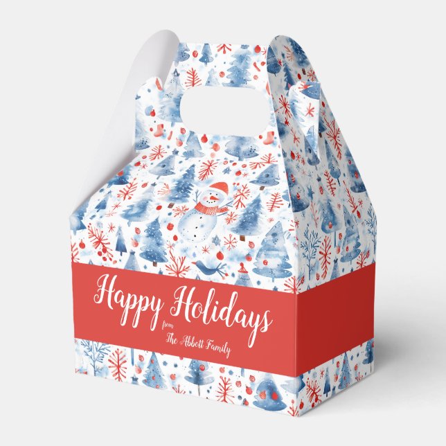 Winter Wonderland Presentaskar (Framsidan Sidan)