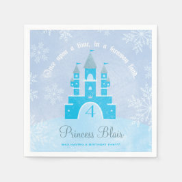 Winter Wonderland Princess Party Napkins Pappersservett